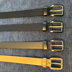 Talbots Women's leather Belts (4) Like New Condition